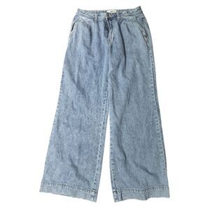 Just Black JBD Wide Leg Baggy Jeans Size 29 Light Wash Pleated Y2K 90s Style